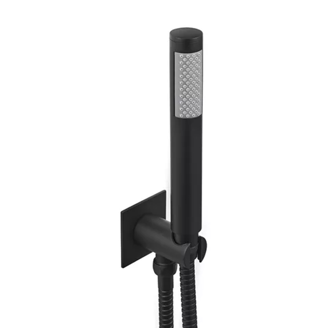 Griferia Ducha Peirano Monocomando Fabric Black 80-200n Acabado Mate Color Negro - Imagen 5