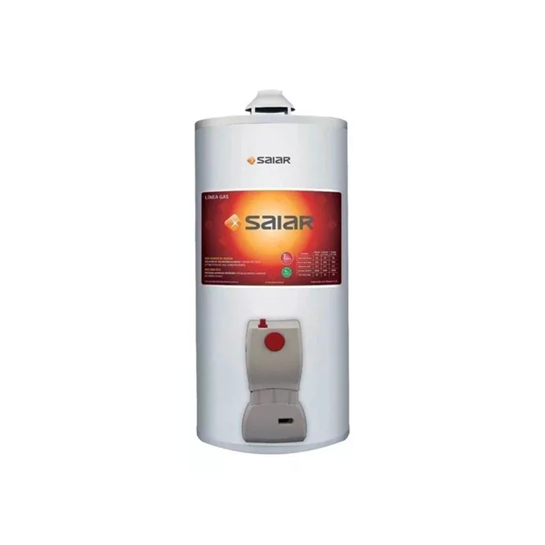 Termotanque Multi Gas De Colgar 50 Litros Saiar Rheem Tcg050 Color Blanco