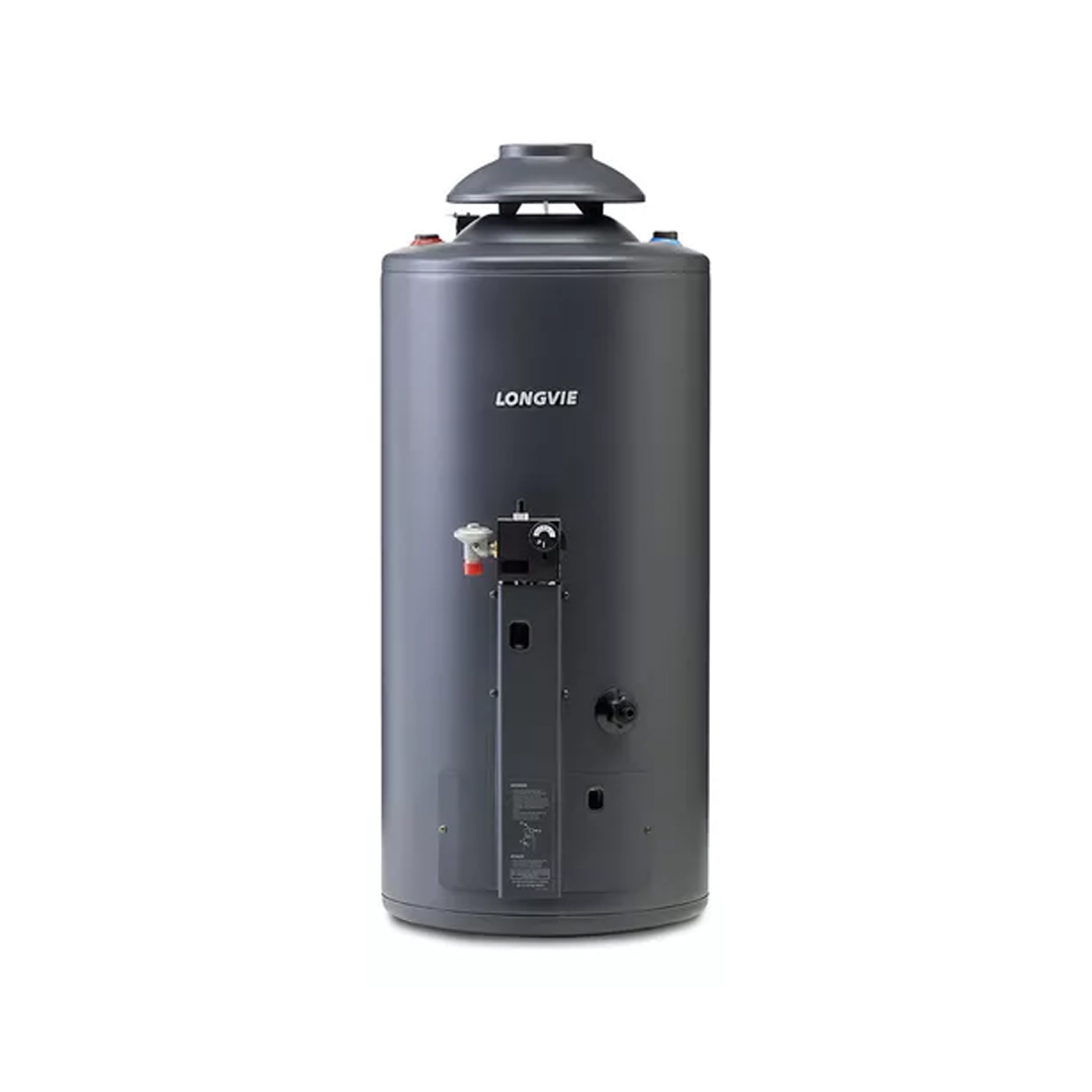 Termotanque Longvie Potenciado Dual 56 Litros Tp860ar-n Color Grafito