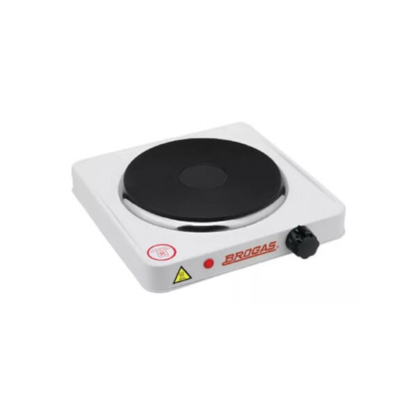 Anafe Eléctrico Brogas 1 Hornalla 1000 Watts Color Blanco 220v