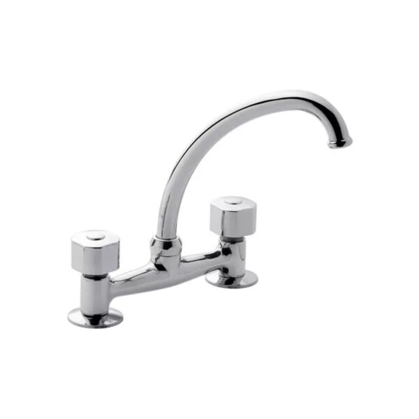 Grifo de cocina doble comando FV B1P Arizona Plus 0413/B1P cromo acabado cromado