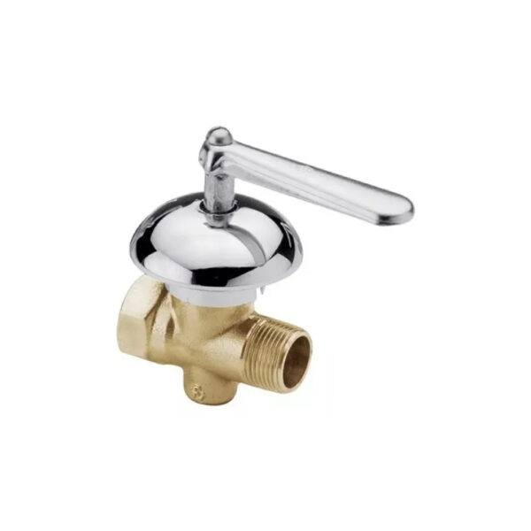 Llave De Paso Fv Para Gas 1/2 Con Campana