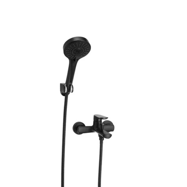 Fv Aromo Ducha Monocomando Ext 0310/d8 Negro Mate