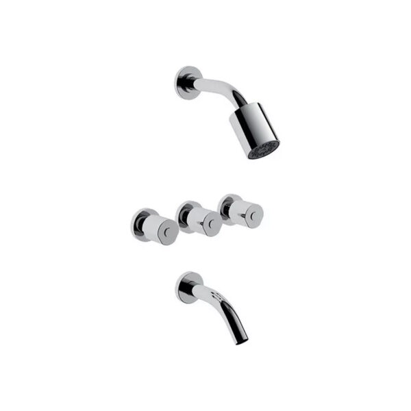 Griferia Bañera Ducha Fv Obera 103/g5 Acabado Brillante Color Cromo