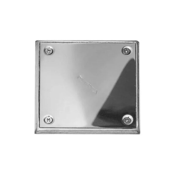 Rejilla Tapa Ciega Acero Inoxidable 20x20 Con Marco Delta
