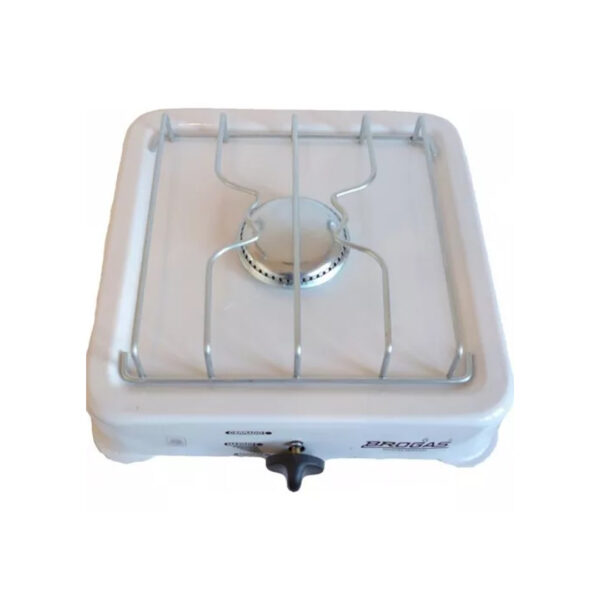 Anafe 1 Hornalla Epoxi Gas Envasado 2104 Color Blanco - Imagen 2