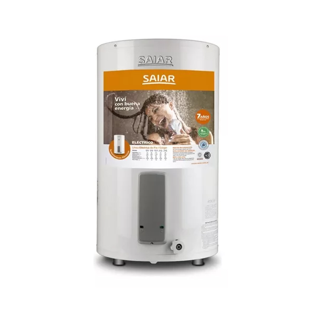 Termotanque Electrico De Pie 85 Lt Saiar By Rheem Superior Color Blanco Tepc085 - Imagen 2