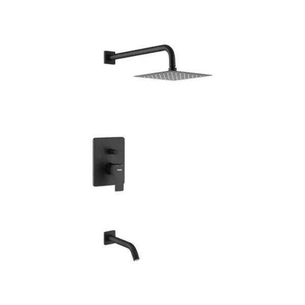 Combo Ducha Arq Bidet Mono Lavatorio Black Negro Mate Piazza - Imagen 2