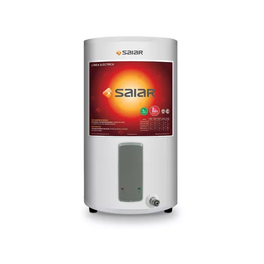 Termotanque Eléctrico 55 Lts Saiar De Pié Conexión Superior Color Blanco TEPC055 - Imagen 2