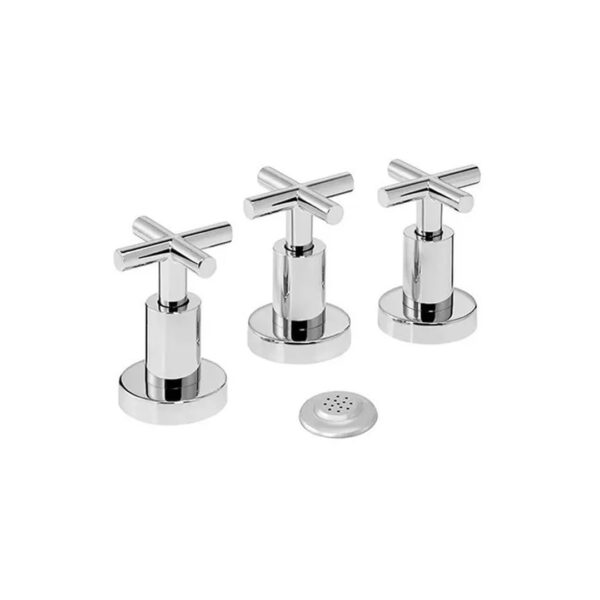 Juego Combo Griferías Piazza Novara Lavatorio Bidet Ducha - Imagen 4