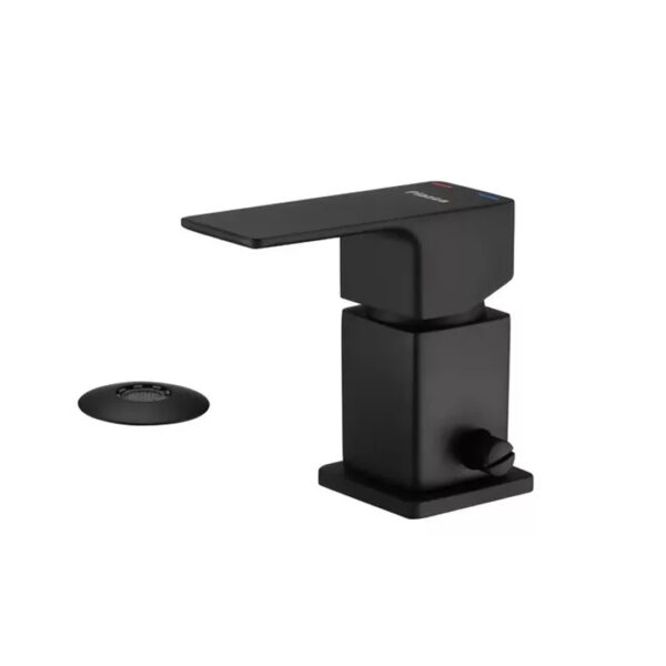 Combo Ducha Arq Bidet Mono Lavatorio Black Negro Mate Piazza - Imagen 4