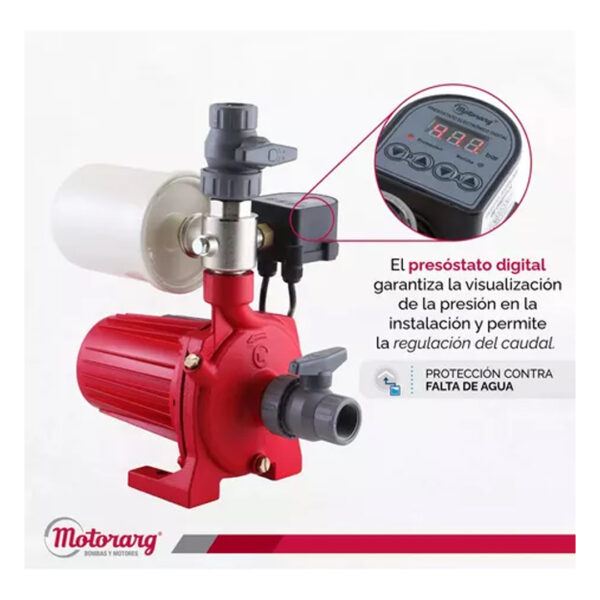 Bomba Presurizadora Motorarg Tip Pres 20 - Imagen 5