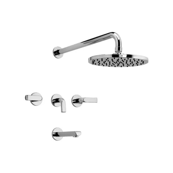 Combo Baño Fv Cipres Lavatorio Ducha Bidet Cierre Ceramico - Imagen 2