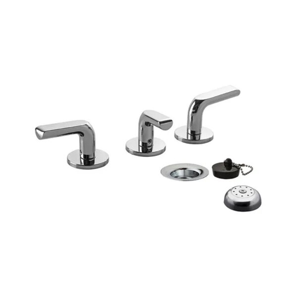Combo Baño Fv Cipres Lavatorio Ducha Bidet Cierre Ceramico - Imagen 4