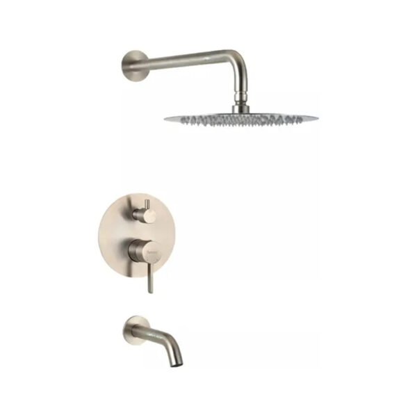 Set Baño Lavatorio + Bidet + Ducha Peirano Steel Monocomando - Imagen 3