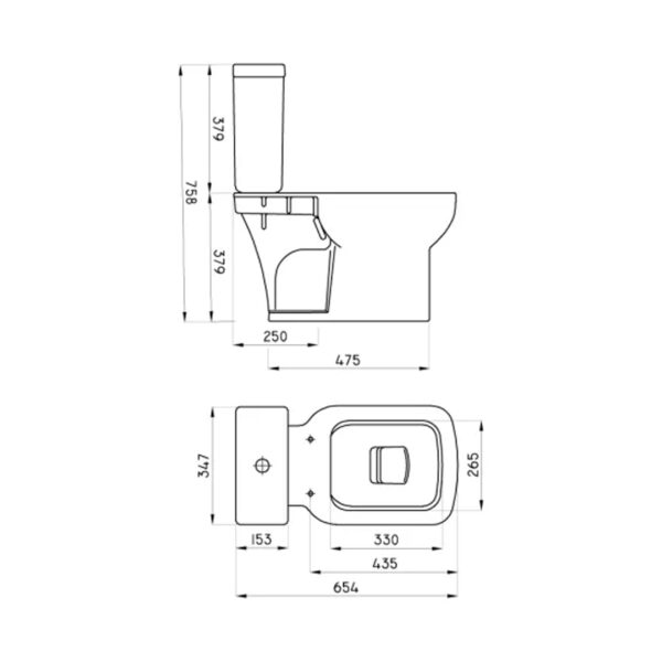 Set Combo Baño Discapacitados Inodoro Alto + Mochila + Bidet - Imagen 3