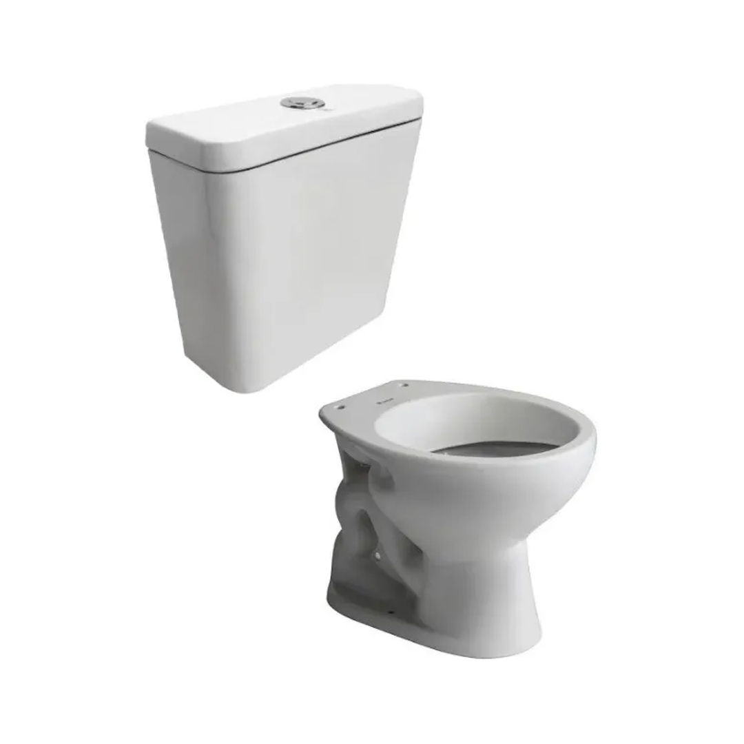 Juego De Baño Inodoro Ferrum Andina + Mochila Loza A Codo