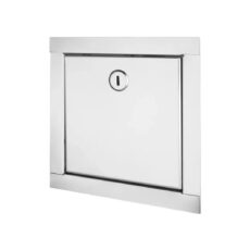 Tapa Puerta Inspección Llave De Paso Canilla 30x30 Cm Acero