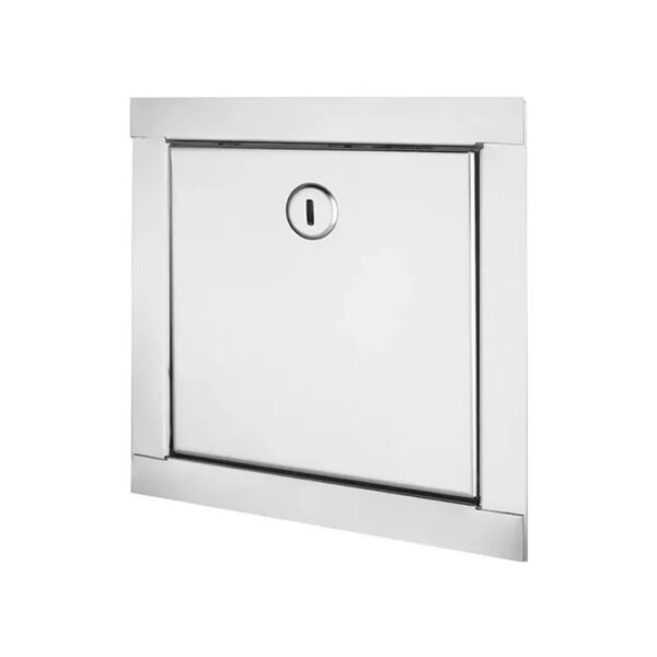 Tapa Puerta Inspección Llave De Paso Canilla 30x30 Cm Acero