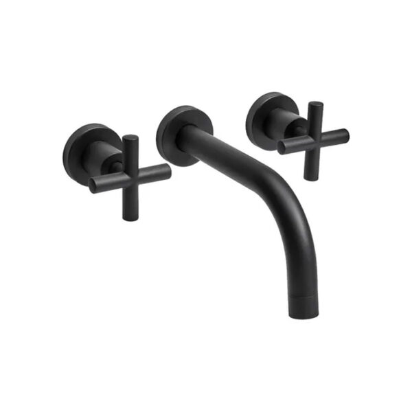 Grifería Bacha Peirano Black Velvet 62-190 Negro Mate Pared