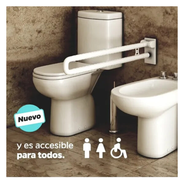 Set Combo Baño Discapacitados Inodoro Alto + Mochila + Bidet - Imagen 2