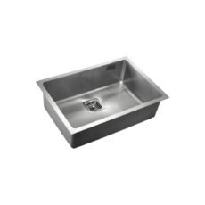 Bacha Cocina Mi Pileta Simple Essentia 660 Color Plateado
