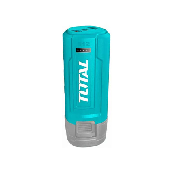 Cargador Usb 12v Total Tucli1201 Power Bank Color Turquesa