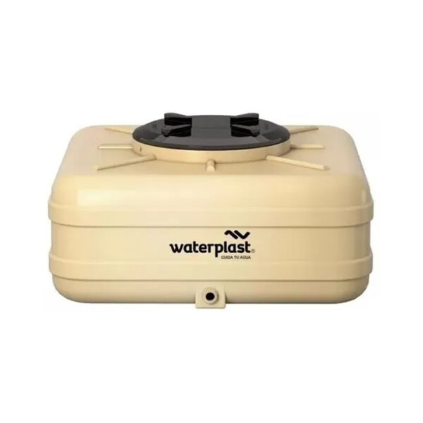 Tanque De Agua Waterplast Linea Cuadrado 600 Litros Tricapa Color Crema