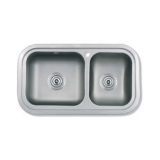 Bacha Cocina Mi Pileta 445e De Acero Inoxidable Encastrable Color Plateado