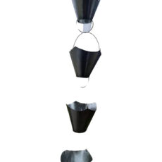 Cadena Colectora De Lluvia Para Canaleta Techo Tazas X Metro