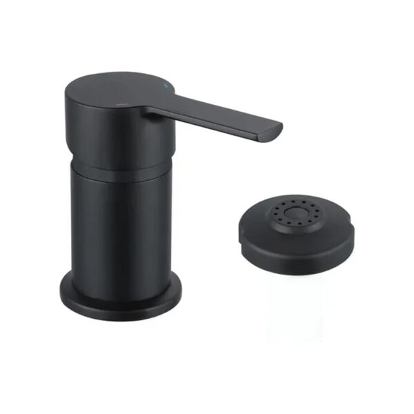 Griferia Monocomando Bidet Hydros Calyx Negro Piazza Black