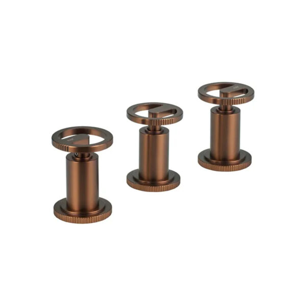 Grifería Canilla Bide Baño Peirano Pulse 70-175dg Color Dark Gold Acabado Mate Bidet