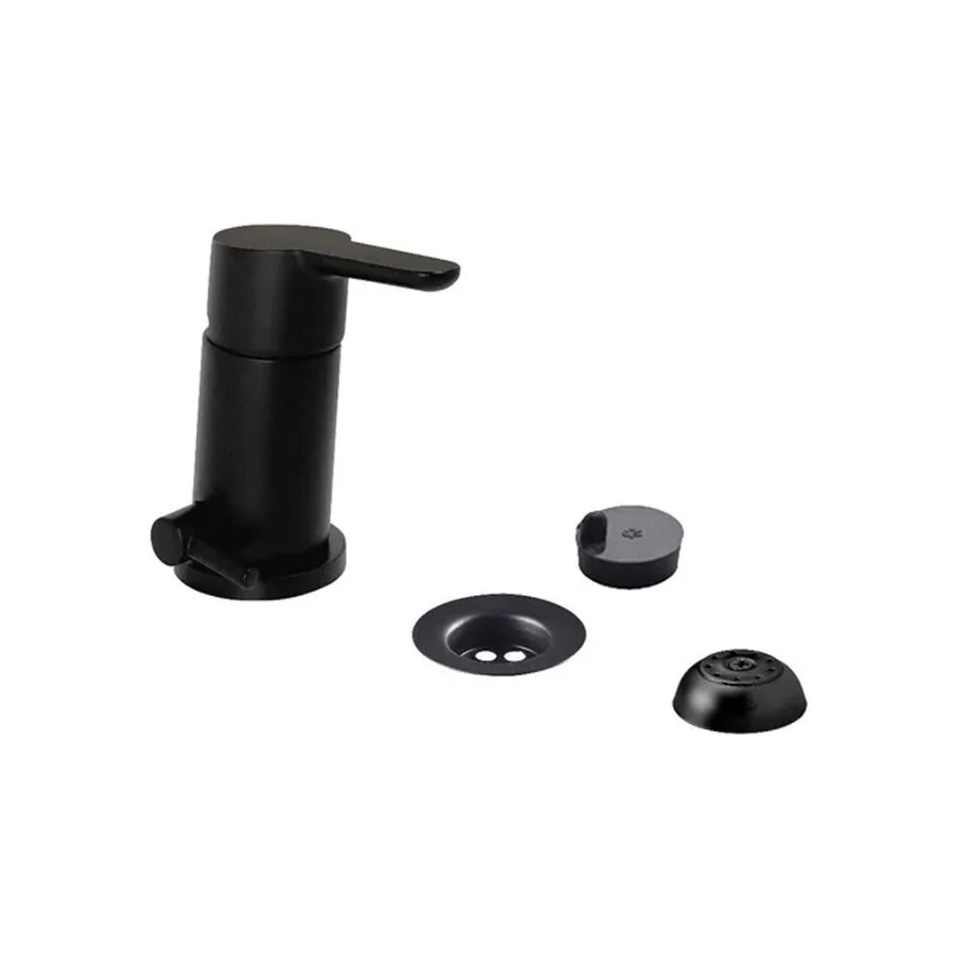 Grifería De Bidet Monocomando Fv Puelo Negra 189/b5ng