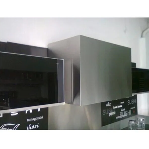 Extractor purificador de cocina TST Isla Kuba Kuba ac. inox. de pared 47.5cm x 60cm plateado 220V - Imagen 3