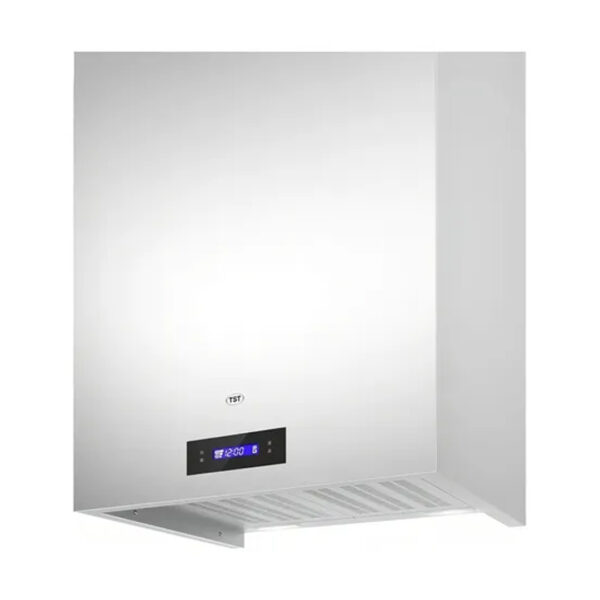 Extractor purificador de cocina TST Isla Kuba Kuba ac. inox. de pared 47.5cm x 60cm plateado 220V