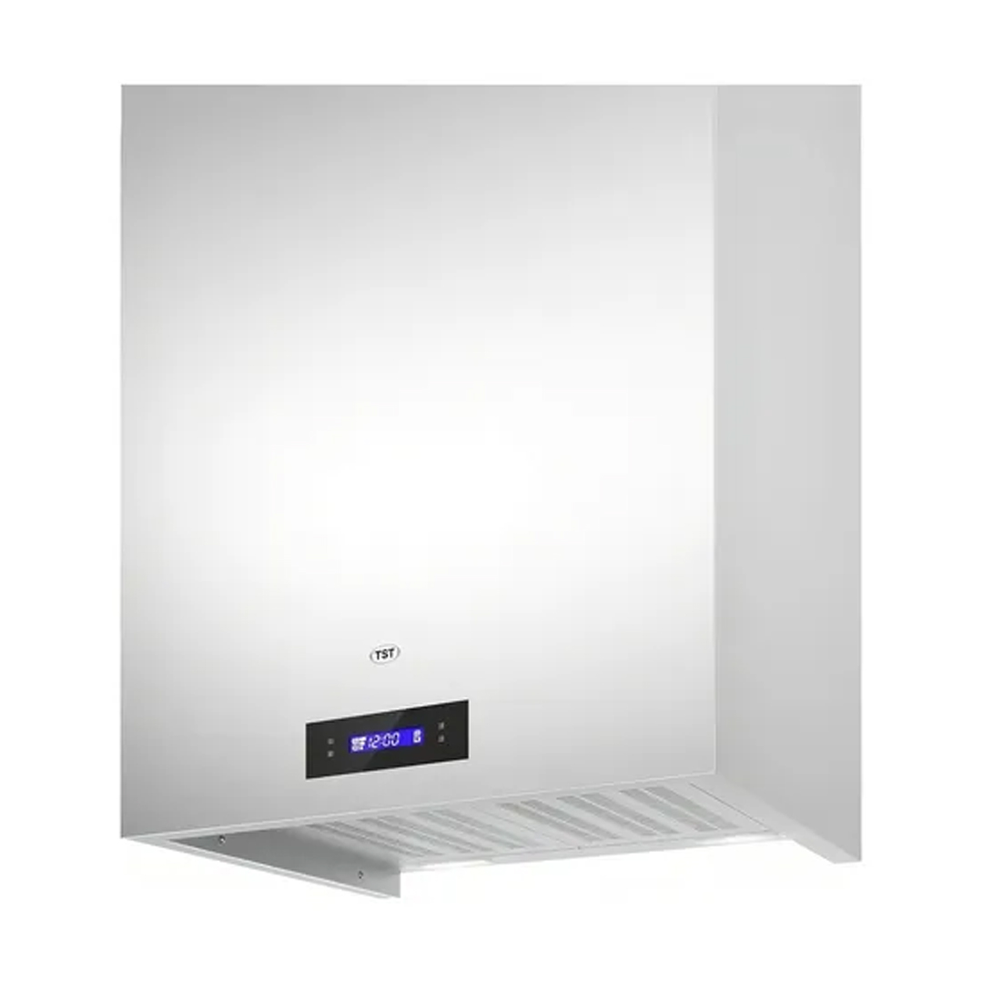 Extractor purificador de cocina TST Isla Kuba Kuba ac. inox. de pared 47.5cm x 60cm plateado 220V