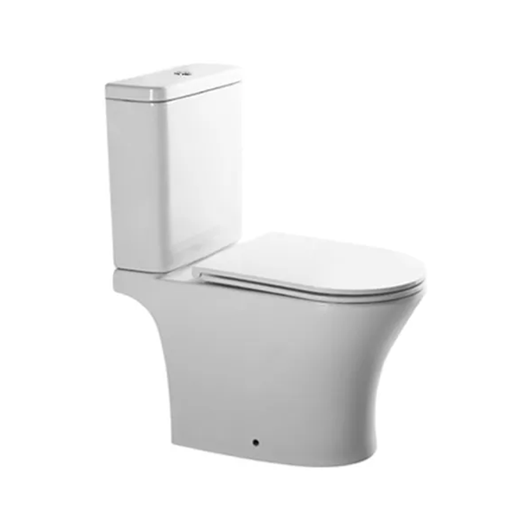 Inodoro Piazza B0700 Abruzzo Largo Apoyo Con Deposito Dual Y Tapa