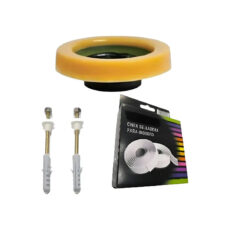 Kit Fijación Inodoro Cera + Sellador Antihongo + Tornillos