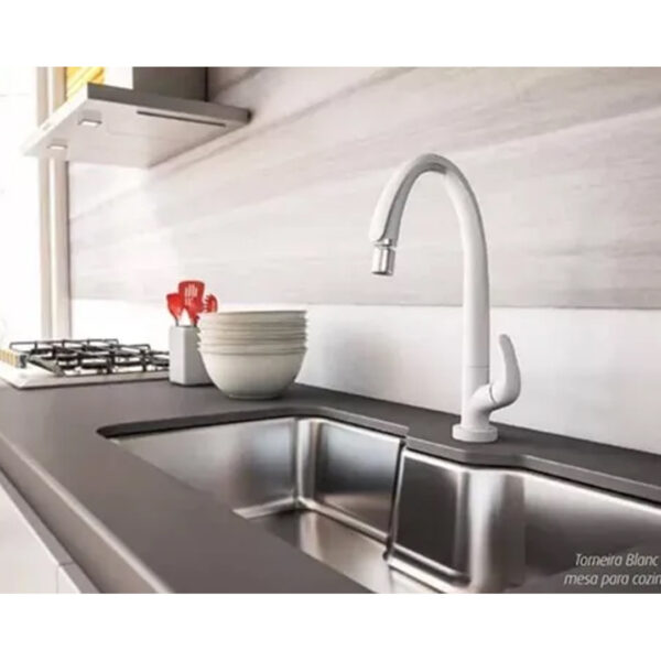 Grifo de mesa de cocina Blanc - Imagen 2