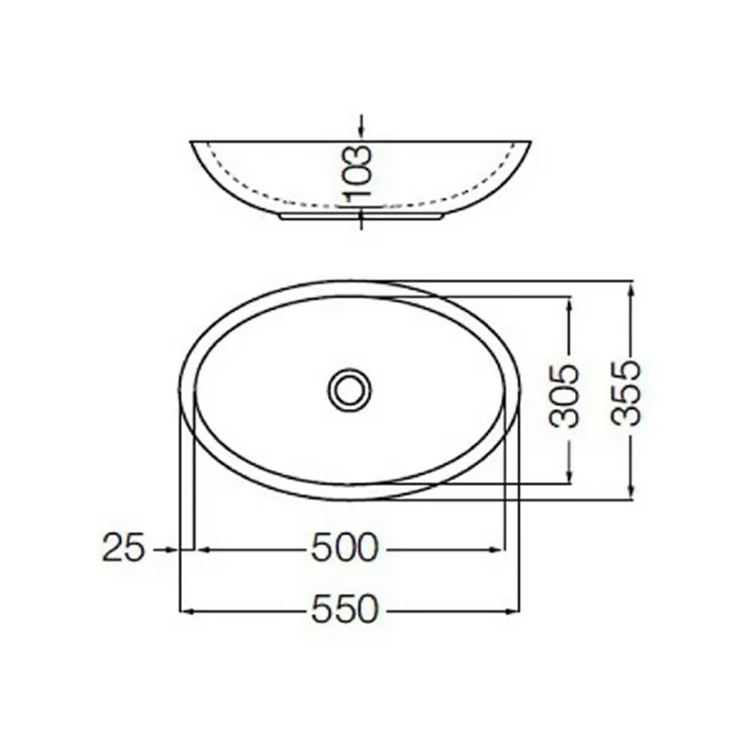 Bacha Ferrum citera de apoyo blanca Lwzfb acabado brillante color blanco - Imagen 3