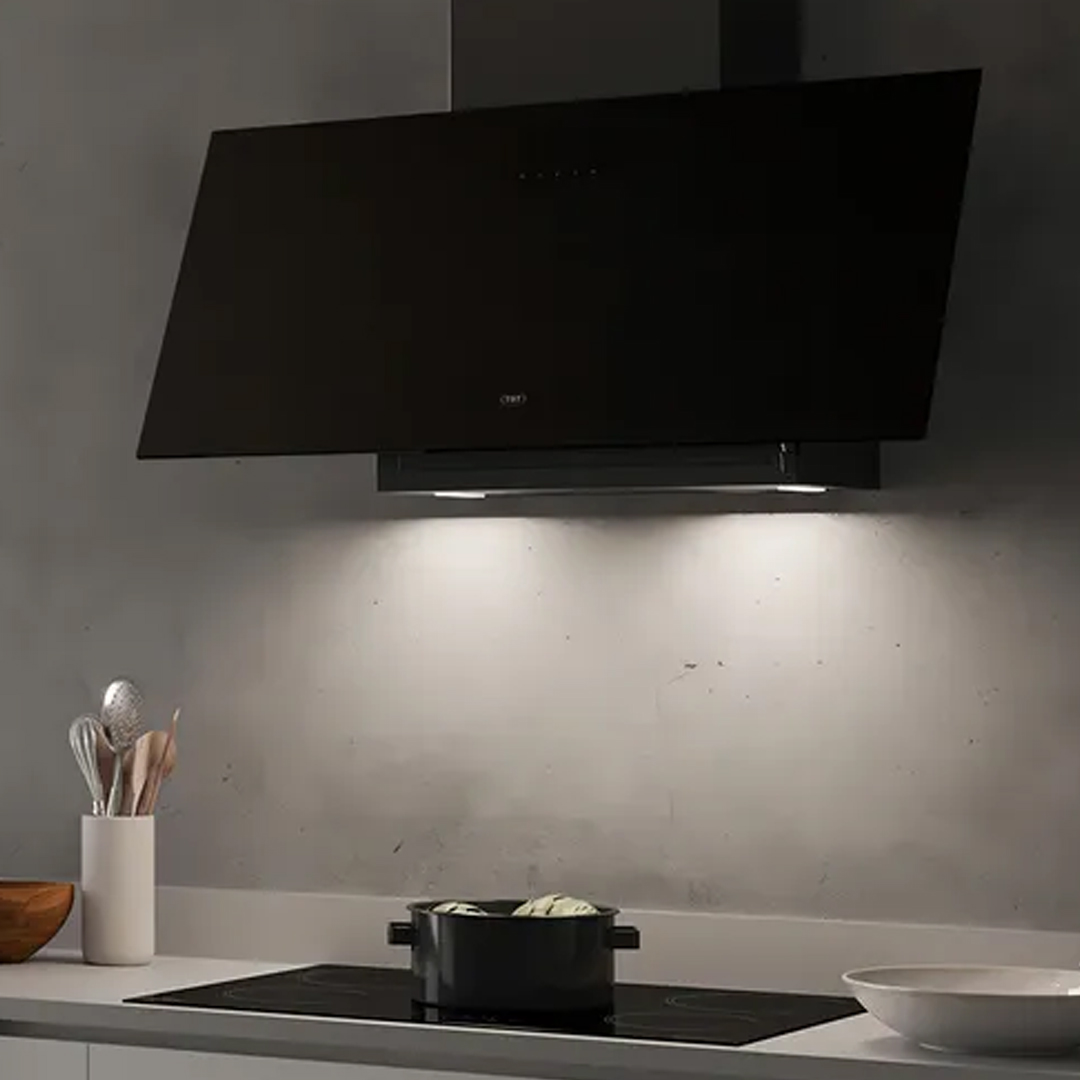 Campana Extractor Cocina Tst Azara 75 Cm Cristal Cod. 340-75 Color Negro - Imagen 4