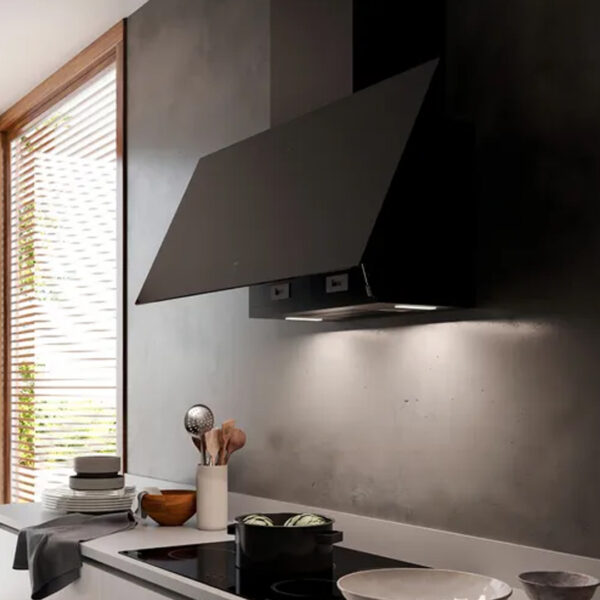 Campana Extractor Cocina Tst Azara 75 Cm Cristal Cod. 340-75 Color Negro - Imagen 3