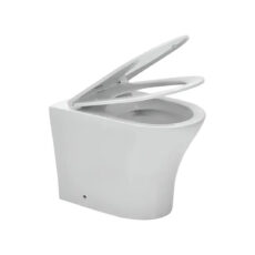Inodoro Corto Abruzzo B0701 Con Asiento Sof Close Piazza