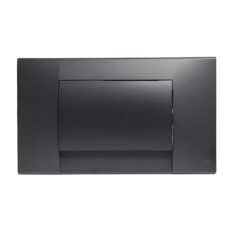 Tapa Y Tecla Ideal Suma Pvc Negra Mate P