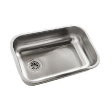 Bacha Simple Mi Pileta Económica 103EC de Acero Inoxidable para Bajo Mesada