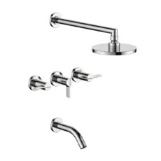 Griferia Ducha Fv Mauna 103/g8 Baño Bañera Plateado