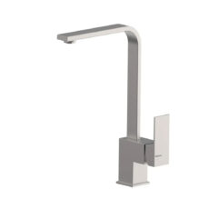 Grifería De Cocina Peirano Mat 20-183 Color Acero Inoxidable Acabado Mate Canilla Grifo Mezcladora