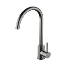 Griferia Monocomando Mesada Cocina Fv Inox One Acero Inox