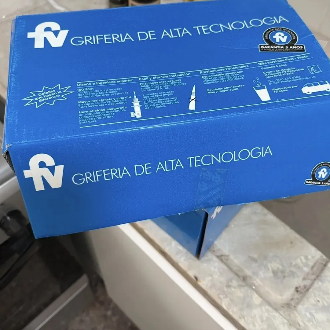 Grifería de baño FV Coty 0189/D9 Cromo y acabado cromado - Imagen 6